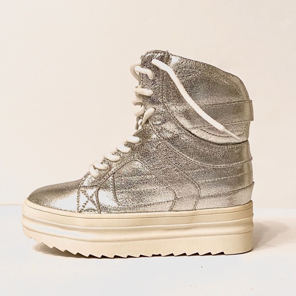 🖤Platform High-Top Sneakers - Picture 5 of 16